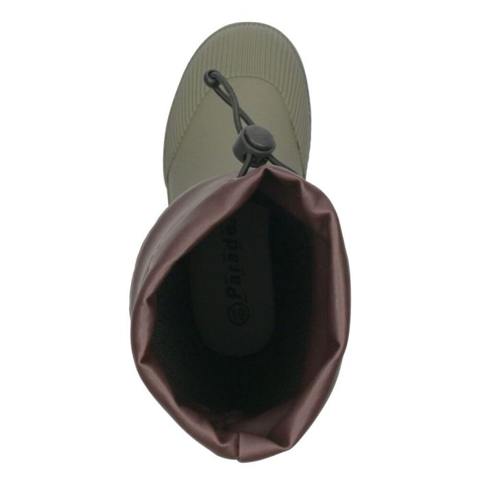 長靴 キッズ 男の子 女の子 雪 雨 滑りにくい フード 屈曲性 柔らかい 通学 スノーブーツ レインブーツ 防水 防寒 ブラック PARADE 1006