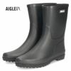 エーグル 長靴 レインブーツ スノーブーツ レディース AIGLE ELIOSA ZZFND33 靴 ミドル丈 ブラック