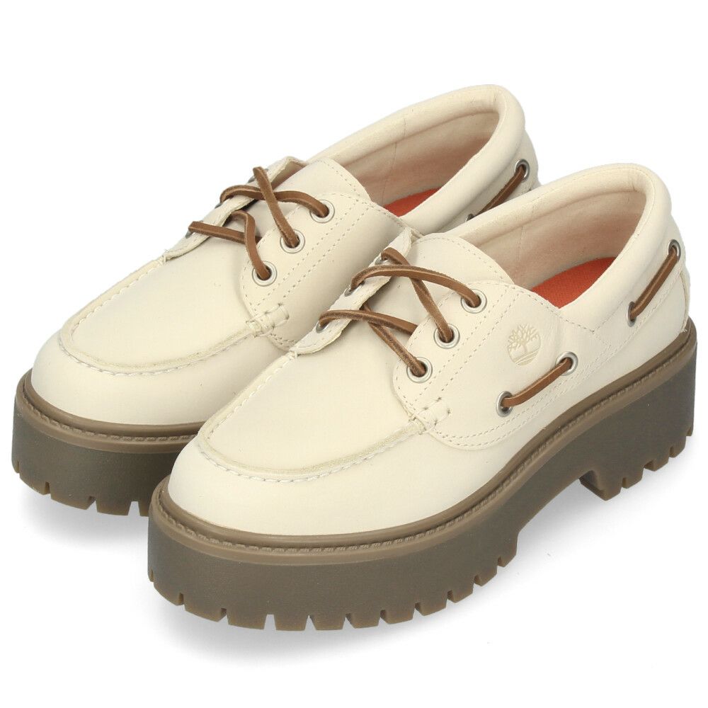 Timberland ティンバーランド レディース 厚底 モカシン 本革 レザー ストーン ストリート ボート シューズ 0A6AVE 0A2QDM ブラック 黒 ルートビア 靴