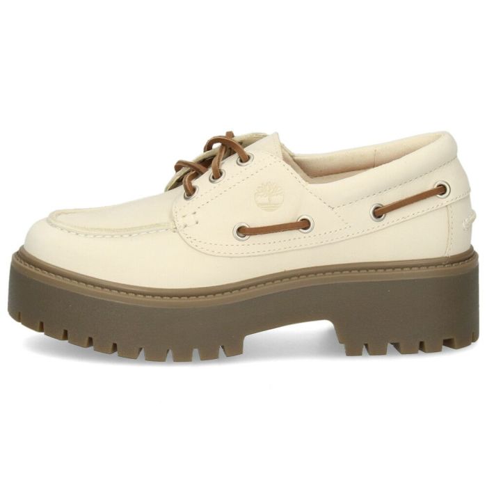 Timberland ティンバーランド レディース 厚底 モカシン 本革 レザー ストーン ストリート ボート シューズ 0A6AVE 0A2QDM ブラック 黒 ルートビア 靴