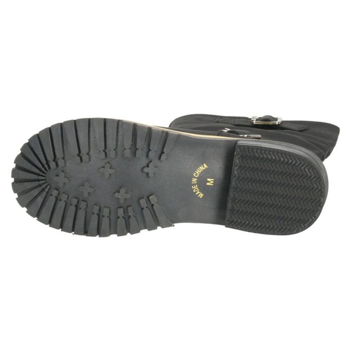 ブーツ レディース ミドルブーツ ローヒール エンジニアブーツ風 靴 ブラック ダークブラウン グレー ラウンドトゥ 合皮 Parade 2912