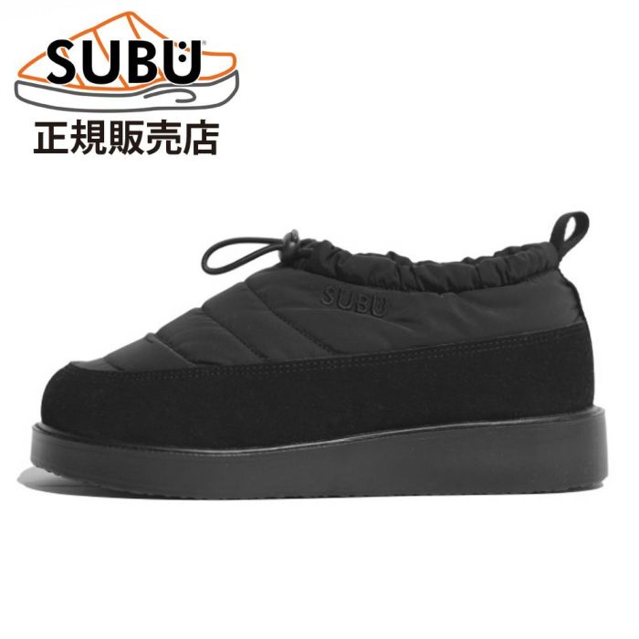 【正規販売店】 SUBU スブ メンズ カマン モック シューズ KAMAN Moc Shoes ブラック 黒 厚底 起毛 ボア 暖かい 防寒 秋冬 シューズ 靴 SK112 SK113 SK114