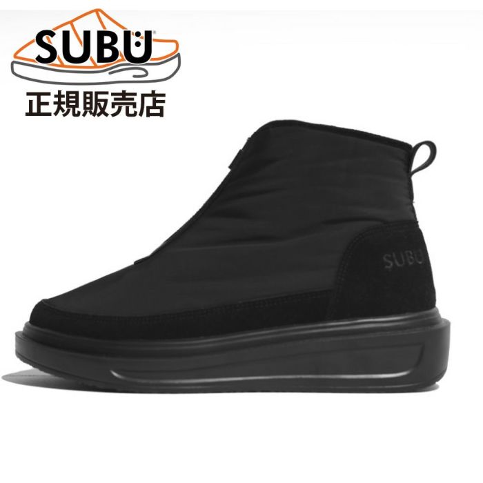 【正規販売店】 SUBU スブ メンズ カマン ウィンターブーツ KAMAN Winter Boots ブラック 黒 厚底 起毛 ボア 暖かい 防寒 秋冬 ショート シューズ 靴 SK122 SK123 SK124