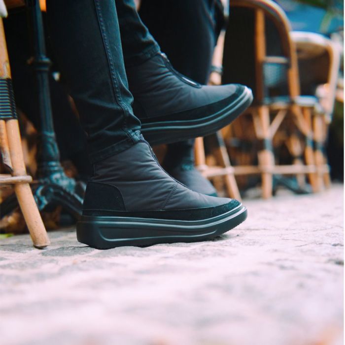 【正規販売店】 SUBU スブ メンズ カマン ウィンターブーツ KAMAN Winter Boots ブラック 黒 厚底 起毛 ボア 暖かい 防寒 秋冬 ショート シューズ 靴 SK122 SK123 SK124