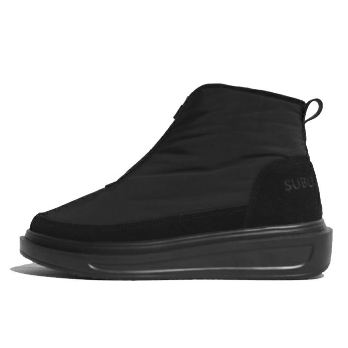 【正規販売店】 SUBU スブ メンズ カマン ウィンターブーツ KAMAN Winter Boots ブラック 黒 厚底 起毛 ボア 暖かい 防寒 秋冬 ショート シューズ 靴 SK122 SK123 SK124