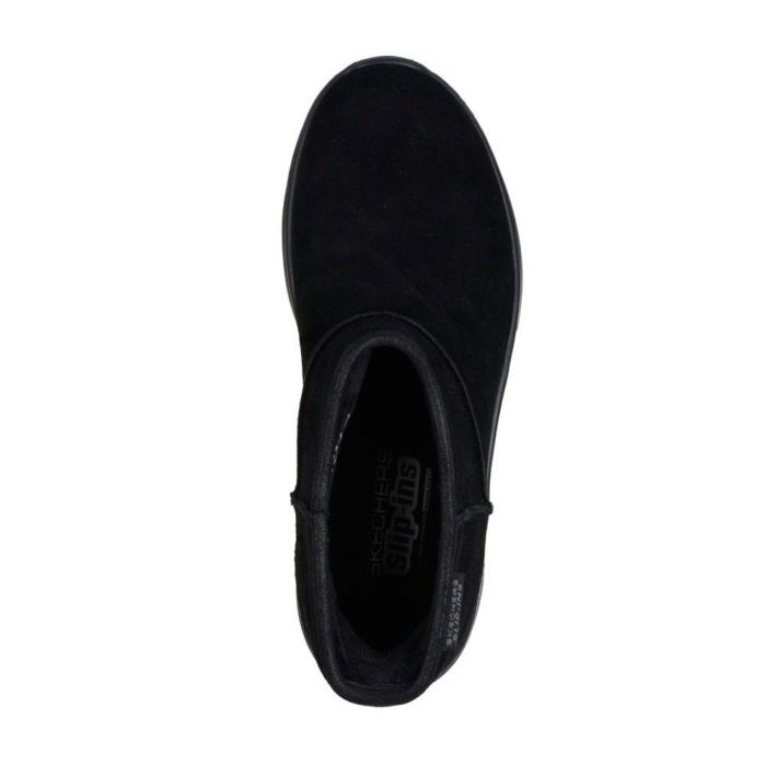 スケッチャーズ スリップインズ レディース ブーツ オンザゴー アンコール ブレア 撥水 ハンズフリーシューズ 靴 黒 ブラック 防滑 ノーマル幅 SKECHERS Slip-ins ON THE GO ENCORE BLAIR 144853