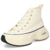 コンバース レディース スニーカー ハイカット 厚底 レースアップ オールスター サージトレーナー SURGETRAINER HI CONVERSE ALL STAR 312401 312402 オフホワイト ブラック 紐靴 黒 白 カジュアル シンプル レトロスポーティ シューズ