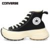 コンバース レディース スニーカー ハイカット 厚底 レースアップ オールスター サージトレーナー SURGETRAINER HI CONVERSE ALL STAR 312401 312402 オフホワイト ブラック 紐靴 黒 白 カジュアル シンプル レトロスポーティ シューズ