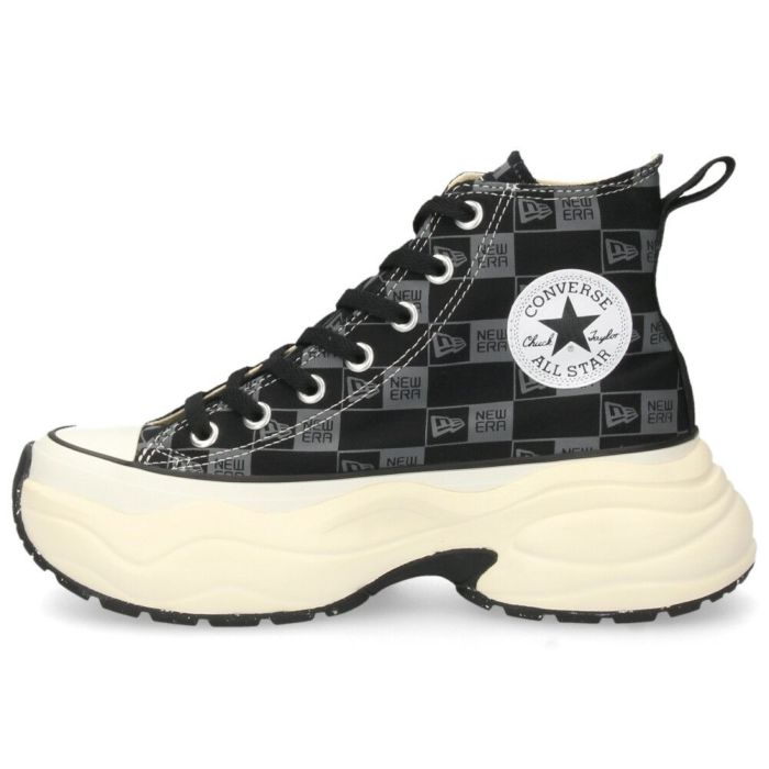 コンバース スニーカー ハイカット レディース 厚底 SURGETRAINER HI スポーティー 31312420 レースアップ 黒