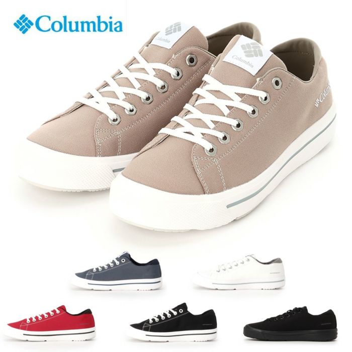 コロンビア Columbia メンズ レディース スニーカー 防水シューズ ローカット ホーソンレイン ロー HAWTHORNE RAIN LO YU6327 ウォータープルーフ レースアップ 晴雨兼用 男女兼用 ユニセックス 紐靴 ブラック ホワイト レッド ベージュ ネイビー