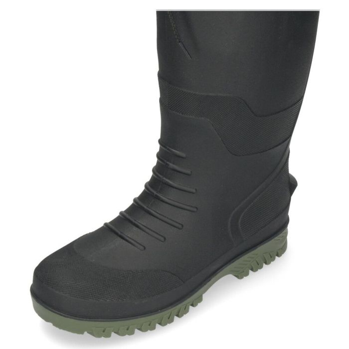 長靴 メンズ ロング 軽量 農作業 屈曲性 柔軟性 雪 滑りにくい 除雪 レインブーツ ガーデニング Parade 5901 ブラック 黒 カーキ ネイビー