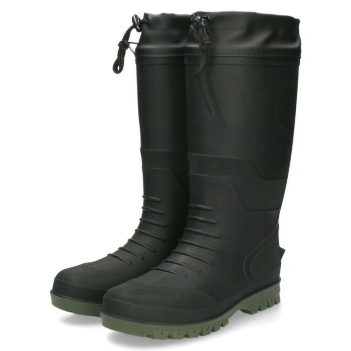 長靴 メンズ ロング 軽量 農作業 屈曲性 柔軟性 雪 滑りにくい 除雪 レインブーツ ガーデニング Parade 5901 ブラック 黒 カーキ ネイビー