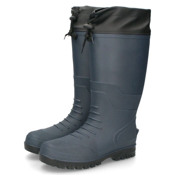 長靴 メンズ ロング 軽量 農作業 屈曲性 柔軟性 雪 滑りにくい 除雪 レインブーツ ガーデニング Parade 5901 ブラック 黒 カーキ ネイビー