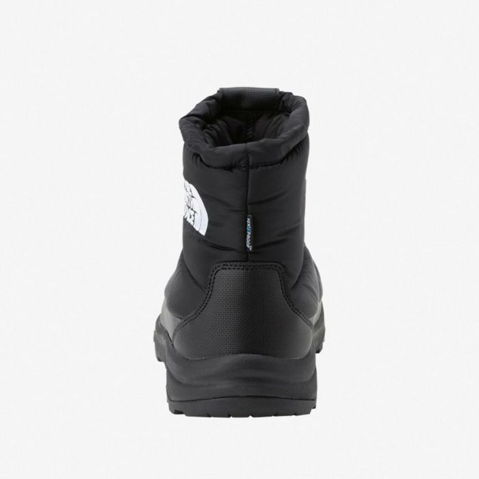 ザ ノースフェイス メンズ ブーツ 防水 ヌプシ ブーティ ウォータープルーフ ロゴ ショート アークティックグリップ NF52485 KW ブラック×ホワイト 防滑 保温 撥水 靴 シューズ 黒 THE NORTH FACE