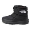 ノースフェイス メンズ レディース ブーツ 防水 ヌプシ ブーティ ウォータープルーフ ロゴ ショート アークティックグリップ NF52485 防滑 保温 撥水 靴 シューズ 黒 ブラック グレー THE NORTH FACE