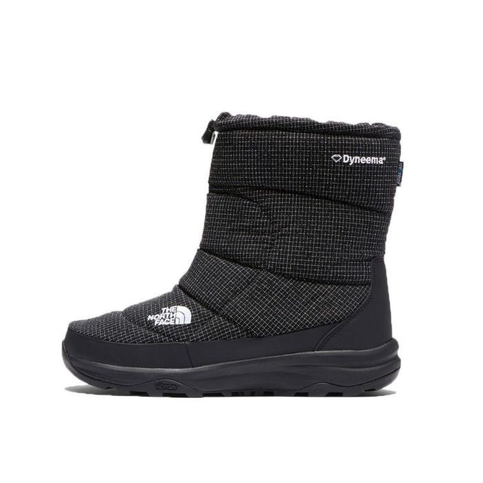 ザ ノースフェイス メンズ ブーツ 防水 ヌプシ ブーティ ウォータープルーフ VII ダイニーマ NF52470 KK ブラック ショート 撥水 防寒 防滑 靴 シューズ 黒 THE NORTH FACE