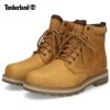 Timberland ティンバーランド メンズ ブーツ 幅広 ワイド 本革 防水 0A69UH ブリットン ロード ミッド レースアップ ウォータープルーフ ブーツ フルグレインレザー ブラック ウィート 黒 茶 紐靴