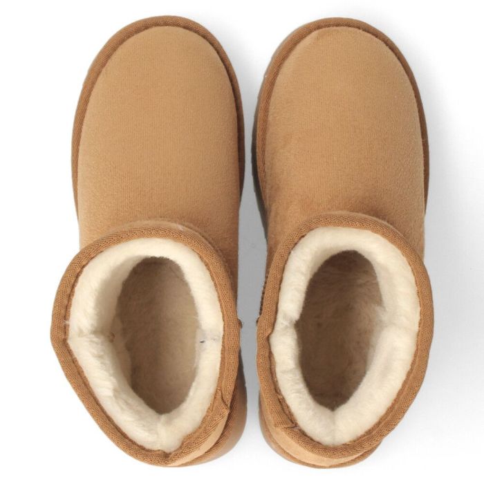 ブーツ レディース 厚底 ムートンブーツ ショート 撥水 保温 ボア ブラック キャメル 黒 茶色 防寒ブーツ 暖かい 靴 秋冬 パレード Parade 92903