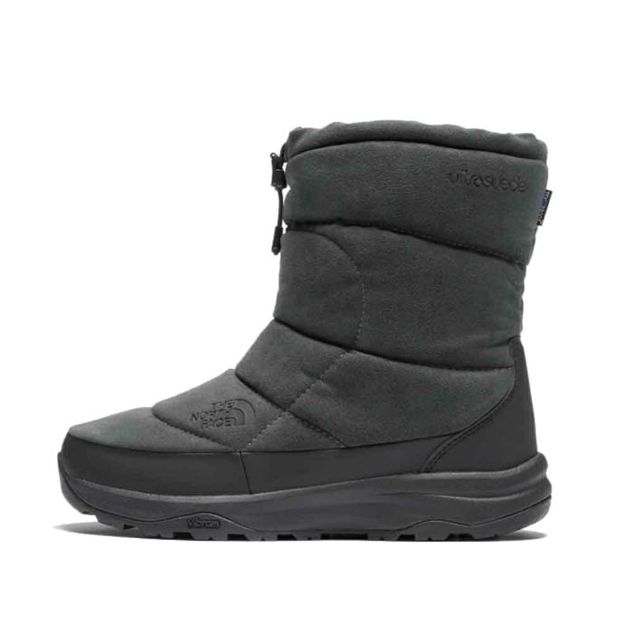 ザ ノースフェイス メンズ ブーツ 防水 ヌプシ ブーティ ウォータープルーフ VII ウルトラスエード NF52471 CC チャコールグレー ウィンターブーツ 防寒 保温 THE NORTH FACE ユニセックス