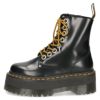 ドクターマーチン ブーツ ショート丈 厚底 本革 JADON MAX 8 ホールブーツ Dr.Martens 25566001 黒 ブラック ジッパー付き ファスナー付き ジラフシューレース