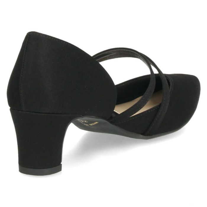 パンプス レディース 8423 5cmヒール ポインテッドトゥ  ストラップ 靴 日本製 ミドルヒール ビジネス フォーマル 普段使い Tete-a-Tete テテ・ア・テテ 