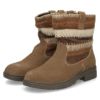 ミネトンカ ブーツ レディース MINNETONKA JOLI ジョリ 82047 82045 ニットブーツ ショートブーツ ローヒール ファブリック クッション 厚底 防寒