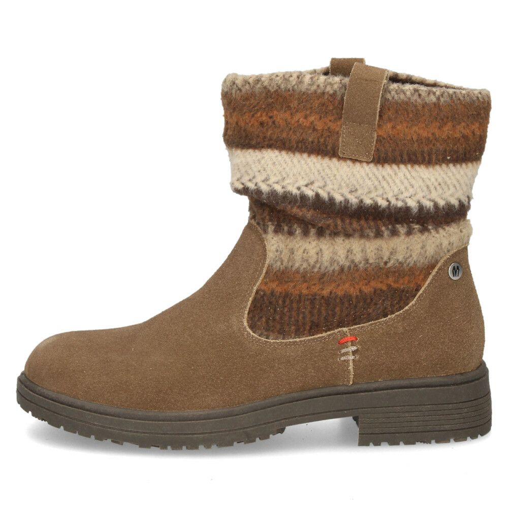 ミネトンカ ブーツ レディース MINNETONKA JOLI ジョリ 82047 82045 ニットブーツ ショートブーツ ローヒール ファブリック クッション 厚底 防寒
