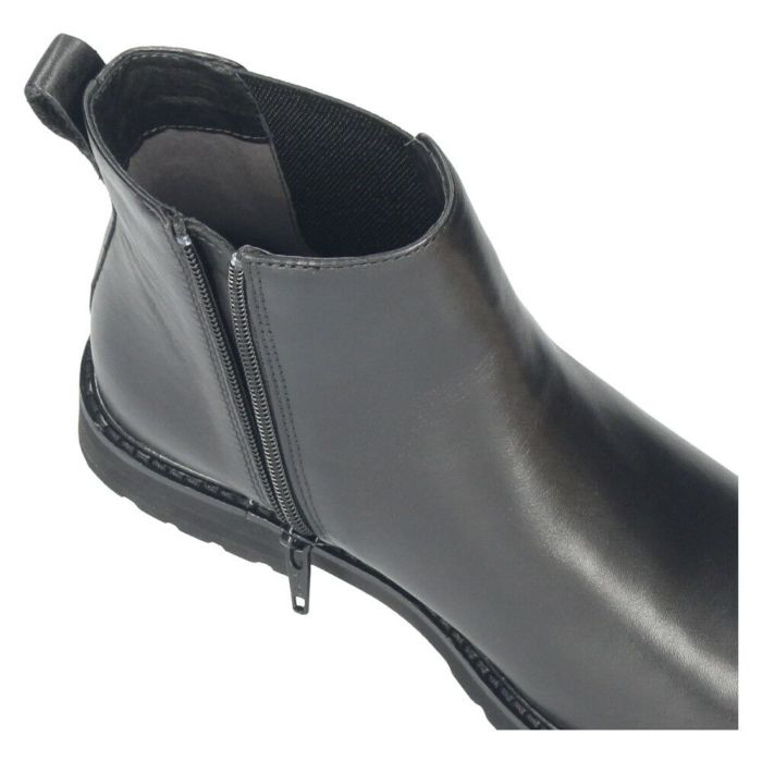 あしながおじさん サイドゴアブーツ レディース 1610035 ショートブーツ 撥水 防水 防滑 クッション 軽量ソール 黒