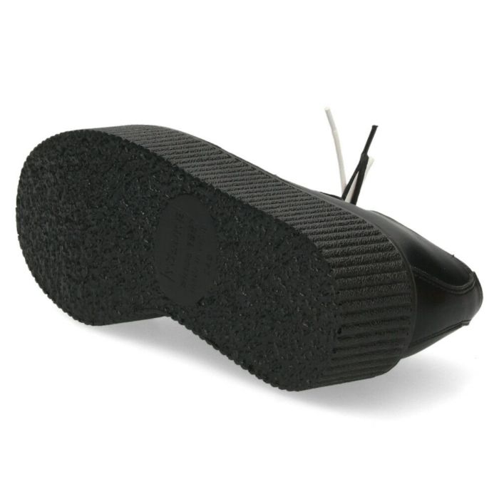 ヨースケ 厚底 ラバーソール 靴 レディース 2810125 ブラック ホワイト マルチ チェック柄 カジュアル レースアップシューズ YOSUKE