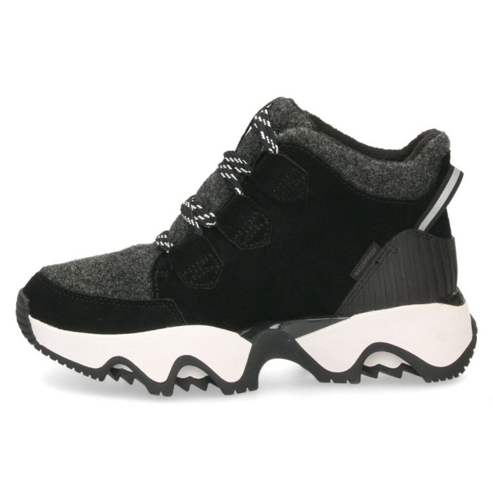 ソレル スニーカー レディース キネティックインパクト カリブープラス SOREL NL5128 ミドルカット 防水 本革 防滑 軽量 厚底 防寒 保温 