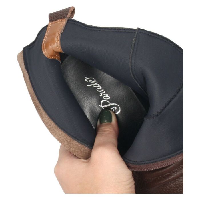 ショートブーツ レディース 幅広 4E 本革 撥水 抗菌 汚れにくい 日本製 吸汗 放湿 消臭 屈曲性 滑り止め 黒 ブラック チョコ Parade 0310WN 靴 国産