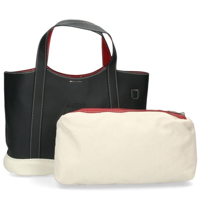 トートバック レディース 2WAY ショルダーバック バイカラー おしゃれ 通勤 通学 バックインバック付き スニーカーソールバック 靴底 独立立ち ドーラエアセンスウォーク Dola Air Sense Walk