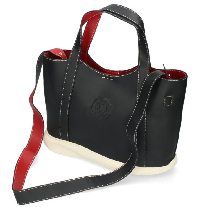 トートバック レディース 2WAY ショルダーバック バイカラー おしゃれ 通勤 通学 バックインバック付き スニーカーソールバック 靴底 独立立ち ドーラエアセンスウォーク Dola Air Sense Walk