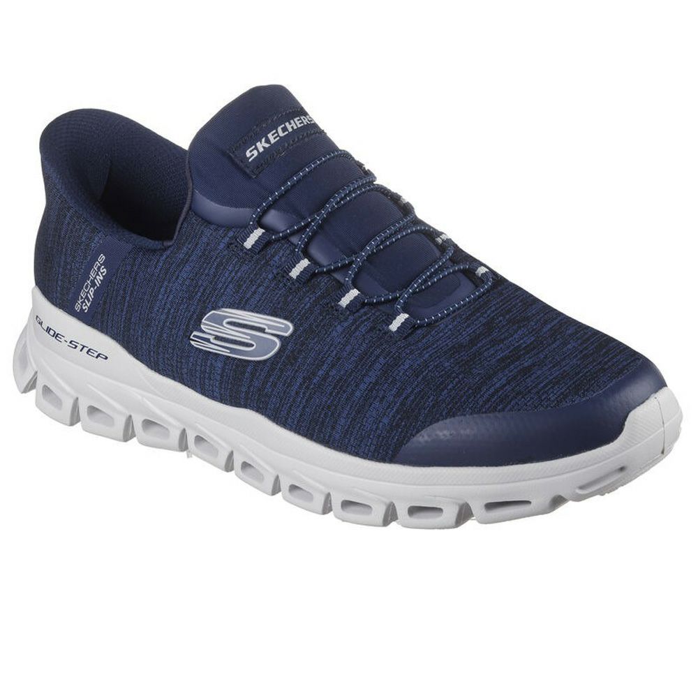 スケッチャーズ スリップインズ メンズ スリッポン スニーカー ハンズフリー ローカット すぐ履ける 履きやすい SKECHERS Slip-ins 233011 グライド ステップ ゼフィール GLIDE STEP ZEFYR BBK NVY GRY ブラック ネイビー グレー バーガンディ ノーマル幅 運動靴 ゴム紐