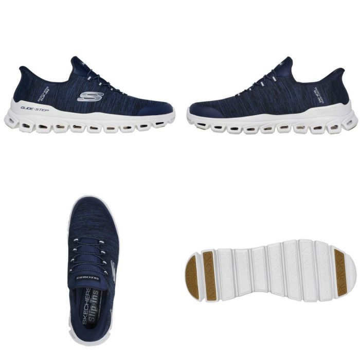 スケッチャーズ スリップインズ メンズ スリッポン スニーカー ハンズフリー ローカット すぐ履ける 履きやすい SKECHERS Slip-ins 233011 グライド ステップ ゼフィール GLIDE STEP ZEFYR BBK NVY GRY ブラック ネイビー グレー バーガンディ ノーマル幅 運動靴 ゴム紐