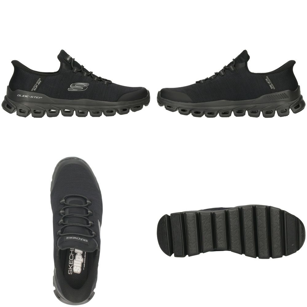 スケッチャーズ スリップインズ メンズ スリッポン スニーカー ハンズフリー ローカット すぐ履ける 履きやすい SKECHERS Slip-ins 233011 グライド ステップ ゼフィール GLIDE STEP ZEFYR BBK NVY GRY ブラック ネイビー グレー バーガンディ ノーマル幅 運動靴 ゴム紐