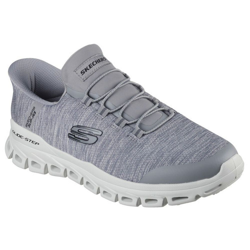 スケッチャーズ スリップインズ メンズ スリッポン スニーカー ハンズフリー ローカット すぐ履ける 履きやすい SKECHERS Slip-ins 233011 グライド ステップ ゼフィール GLIDE STEP ZEFYR BBK NVY GRY ブラック ネイビー グレー バーガンディ ノーマル幅 運動靴 ゴム紐