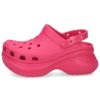 クロックス レディース 厚底 サンダル ヒール かわいい crocs クラシック ベイ クロッグ Classic Bae Clog 206302 ホワイト 白 ブラック 黒 ドラゴンフルーツ 履きやすい おしゃれ