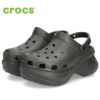 クロックス レディース 厚底 サンダル ヒール かわいい crocs クラシック ベイ クロッグ Classic Bae Clog 206302 ホワイト 白 ブラック 黒 ドラゴンフルーツ 履きやすい おしゃれ