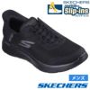 スケッチャーズ スリップインズ メンズ スニーカー 幅広 ハンズフリー スリッポン ウォーキングシューズ SKECHERS Slip-ins ゴーウォーク フレックス ハンズ アップ 216324WW ブラック グレー ブラウン 履きやすい 靴 ゴム紐 5E相当 黒