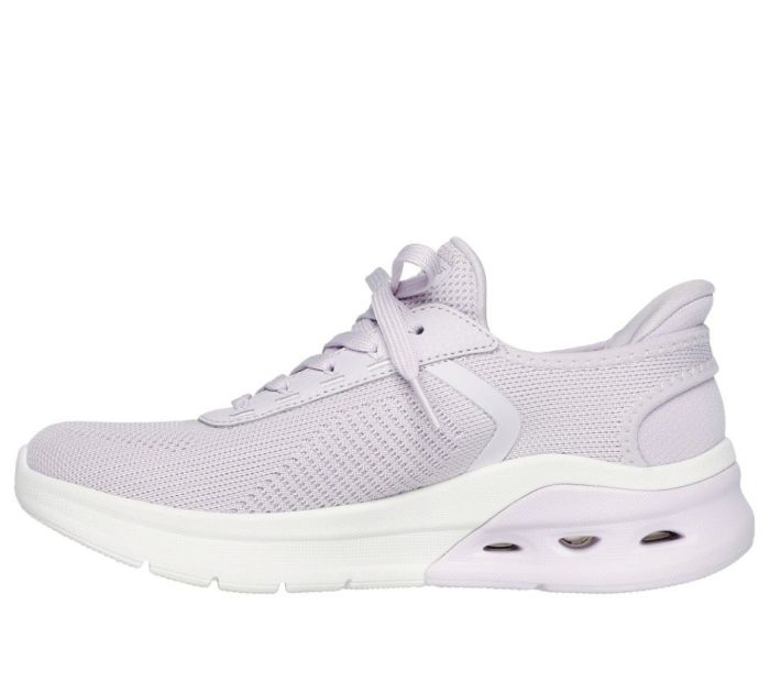 スケッチャーズ スリップインズ レディース スニーカー ハンズフリー スリッポン SKECHERS Slip-ins 117638 BLK LIL ブラック ライラック 靴 履きやすい ノーマル幅 黒