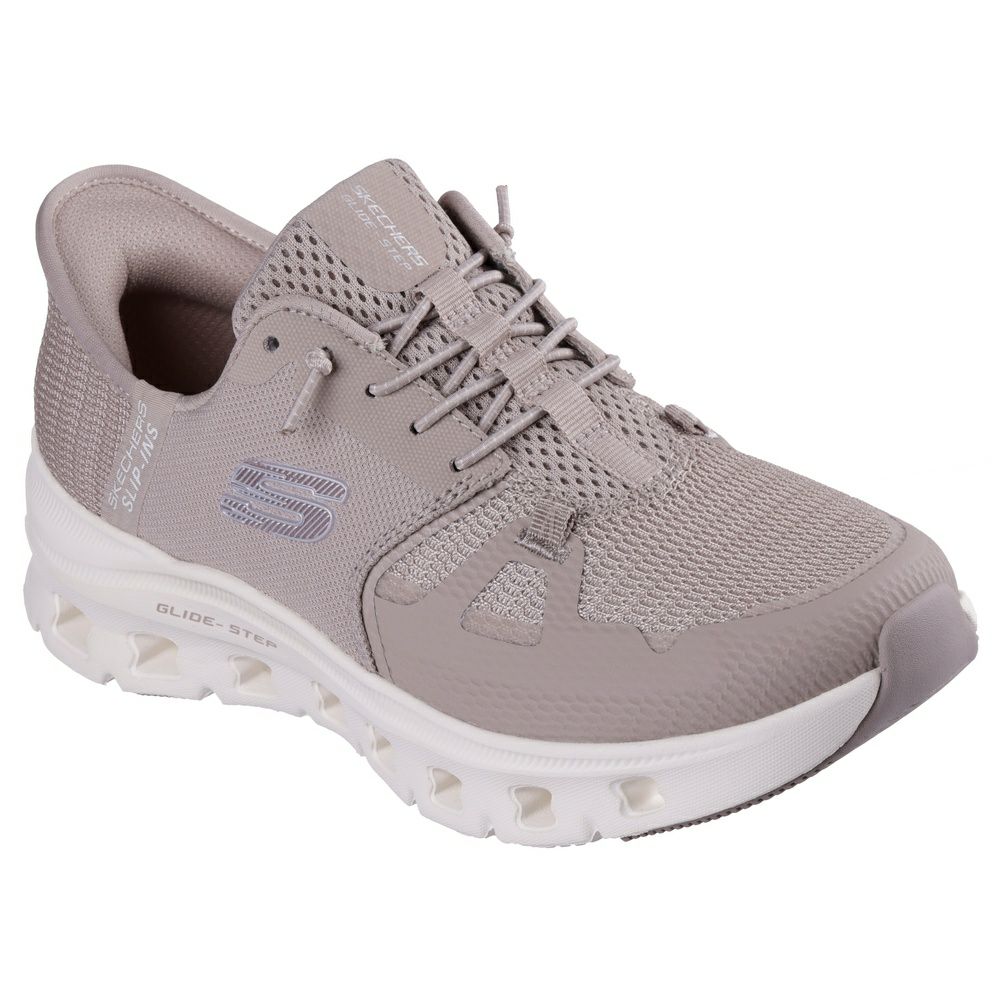 スケッチャーズ スリップインズ レディース スニーカー 厚底 ハンズフリー スリッポン ウォーキングシューズ SKECHERS Slip-ins グライドステップ プロ 150420 靴 履きやすい ゴム紐 ノーマル幅 黒