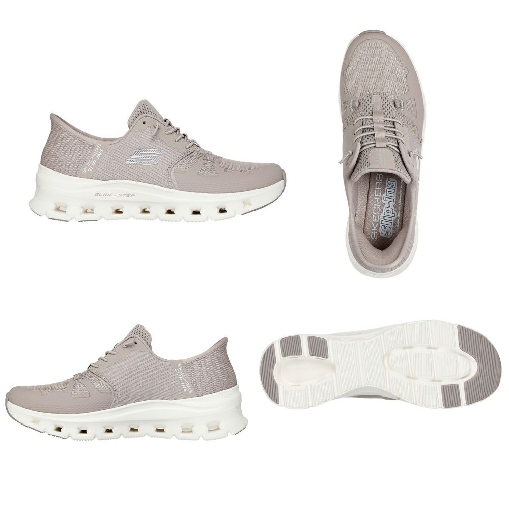 スケッチャーズ スリップインズ レディース スニーカー 厚底 ハンズフリー スリッポン ウォーキングシューズ SKECHERS Slip-ins グライドステップ プロ 150420 靴 履きやすい ゴム紐 ノーマル幅 黒