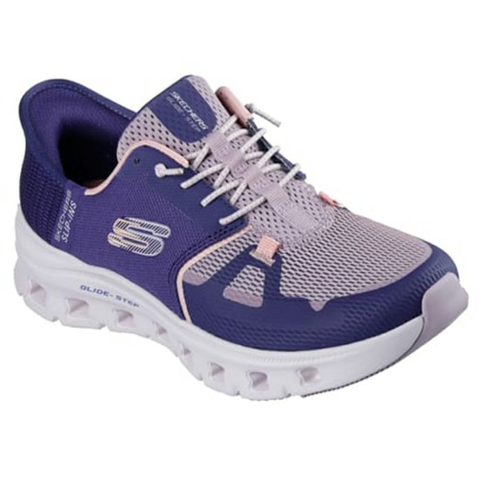 スケッチャーズ スリップインズ レディース スニーカー 厚底 ハンズフリー スリッポン ウォーキングシューズ SKECHERS Slip-ins グライドステップ プロ 150420 靴 履きやすい ゴム紐 ノーマル幅 黒