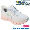 スケッチャーズ スリップインズ レディース スニーカー 厚底 ハンズフリー スリッポン ウォーキングシューズ SKECHERS Slip-ins グライドステップ プロ 125502 ブラック トープ マルチ 靴 履きやすい ゴム紐 ノーマル幅 黒