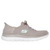 スケッチャーズ スリップインズ ハンズフリー スリッポン スニーカー レディース サミッツ ニュー デイリー Slip-ins SKECHERS 150263 SUMMITS NEW DAILY BBK TPE ブラック 黒 トープ ノーマル幅 履きやすい 紐靴