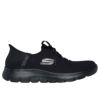 スケッチャーズ スリップインズ ハンズフリー スリッポン スニーカー レディース サミッツ ニュー デイリー Slip-ins SKECHERS 150263 SUMMITS NEW DAILY BBK TPE ブラック 黒 トープ ノーマル幅 履きやすい 紐靴