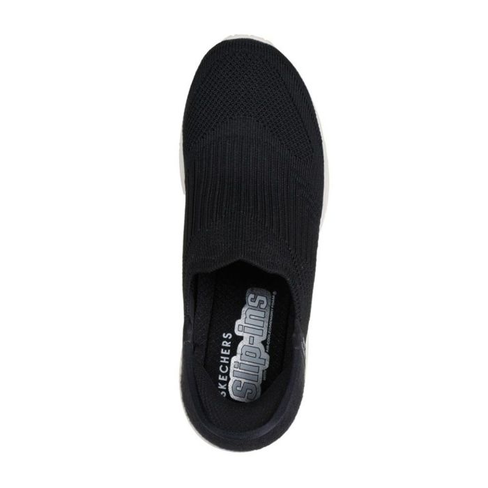 スケッチャーズ スリップインズ ハンズフリー スリッポン スニーカー レディース ウノ ウェッジ キッキング ニット Slip-ins SKECHERS 177523 UNO WEDGE KICKIN' KNIT ブラック 黒 ブラッシュピンク オフホワイト 白 ノーマル幅 履きやすい