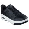 スケッチャーズ スリップインズ ハンズフリー スリッポン スニーカー メンズ ウノ コート アカシア Slip-ins SKECHERS 183151 UNO COURT ACACIA BLK WHT ブラック 黒 ホワイト 白 ノーマル幅 履きやすい 紐靴