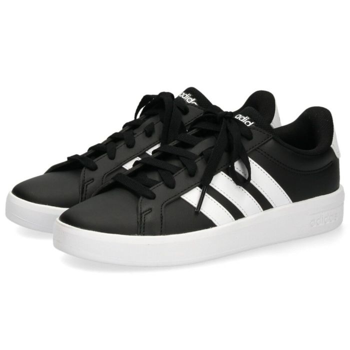 アディダス グランドコート 3.0 J adidas スニーカー キッズ レディース KK3791 KJ4367 JP9365 JP9366 JP9110 GRAND COURT 3.0 J ジュニア ホワイト ブラック 靴 通学 通勤 タウンユース 軽量 シンプル